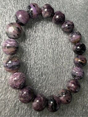 10MM Charoite Natural Crystal Bracelet